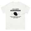T-shirt Réunion blanc - Humour sur la grippe réunionnaise