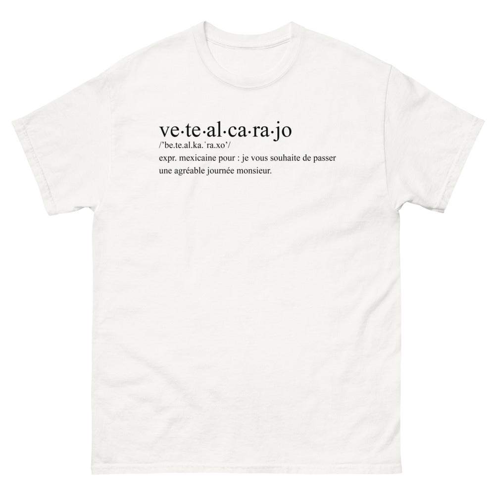 T-shirt Mexique blanc - Je Vous Souhaite de Passer une Agréable Journée Monsieur