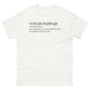 T-shirt Cuba blanc - Ve Te Pa La Piña, expression amusante