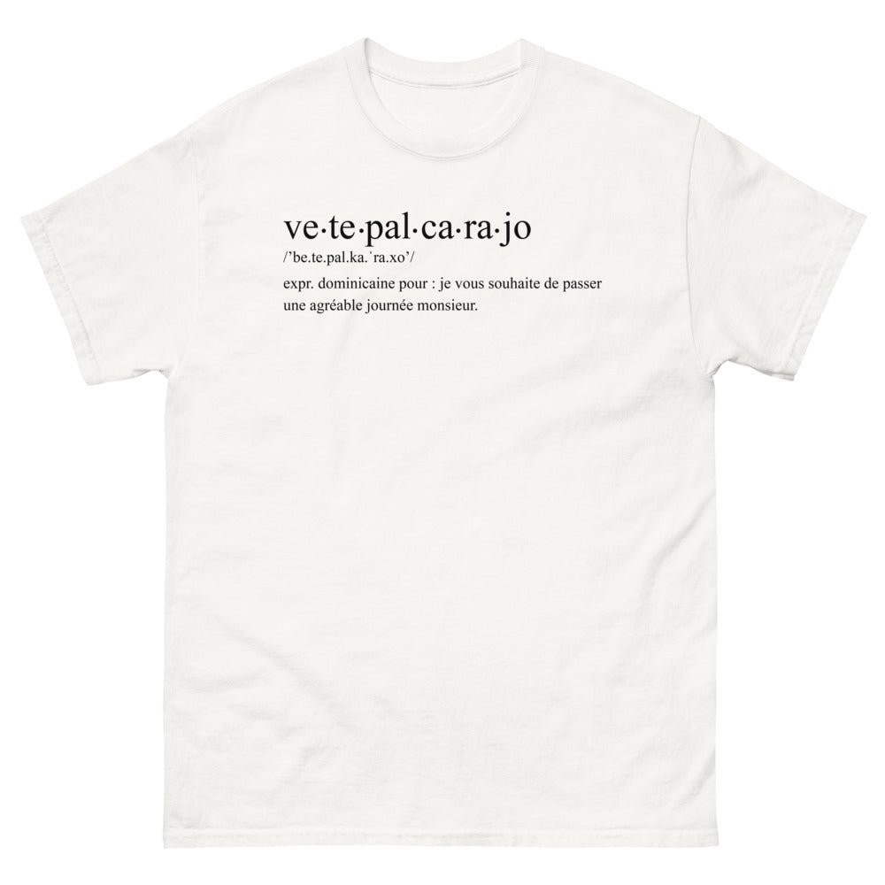 T-shirt République Dominicaine blanc - Bonjour Monsieur!