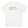 T-shirt Colombien blanc - Je vous souhaite de passer une agréable journée Monsieur