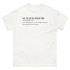 T-shirt Chili blanc - Je vous souhaite une agréable journée