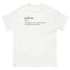 T-shirt Serbie blanc - Je-bi-se-je-bise, clin d'œil humoristique