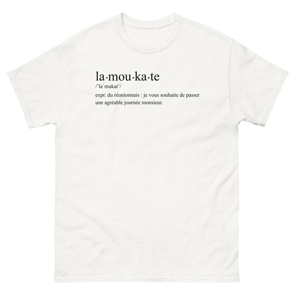 T-shirt Réunionnais blanc - Passez une agréable journée
