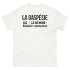T-shirt Gaspésie blanc - L'histoire commence ici