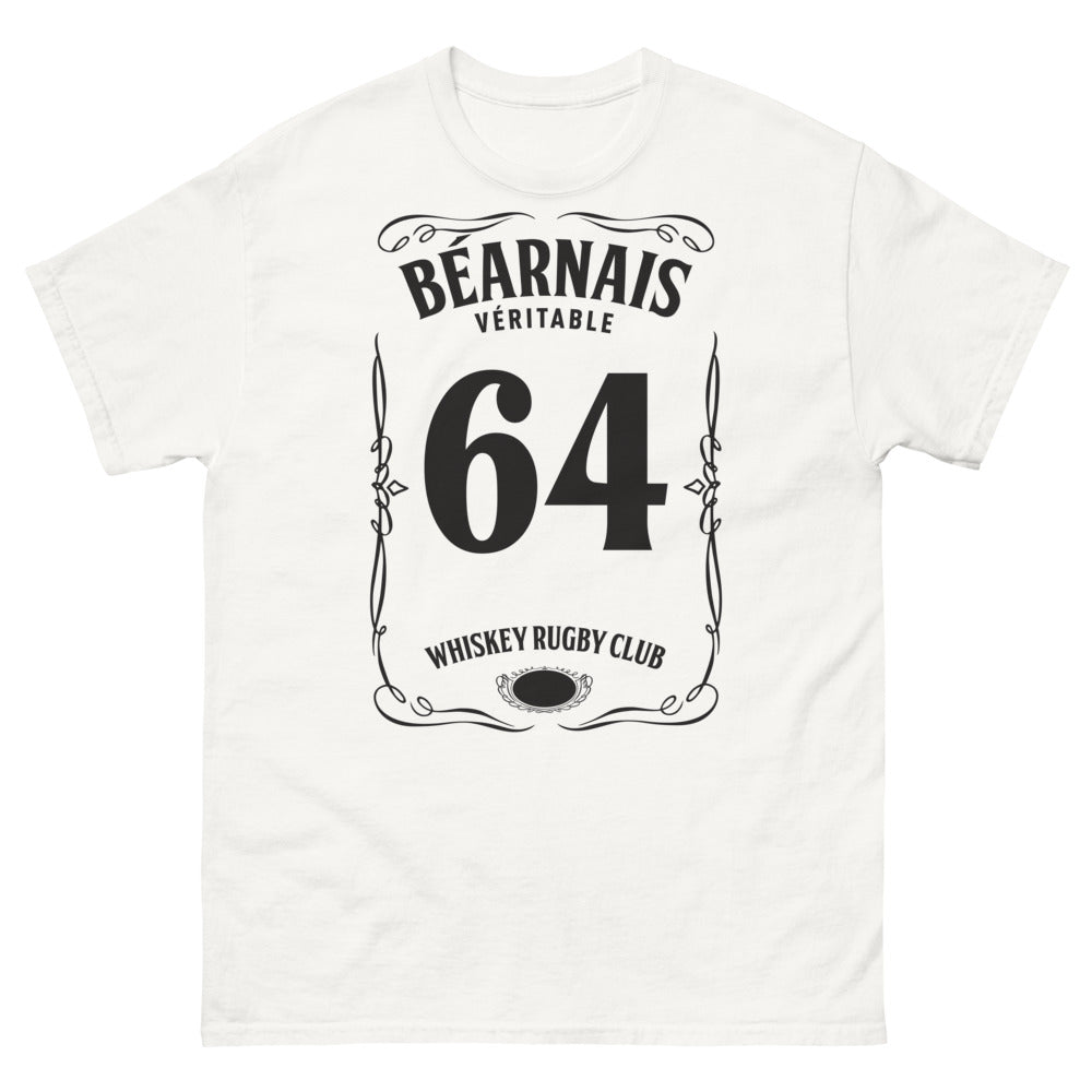T-shirt Béarnais 64 blanc - Whisky Rugby Club