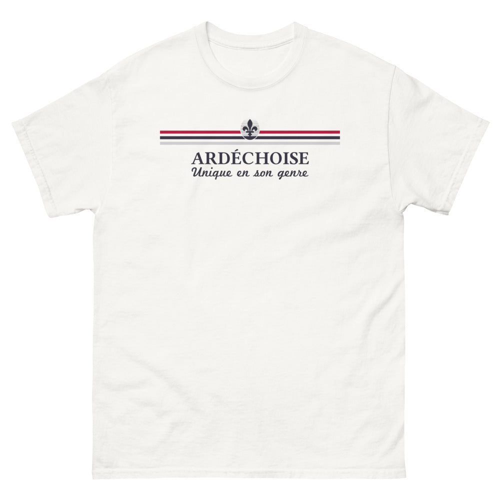 T-shirt Ardèche blanc - Ardéchoise Unique en son Genre