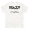 T-shirt Auvergne blanc - Miladiou, expression iconique
