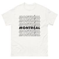 Thumbnail for T-shirt Montréal blanc - Souvenir Authentique