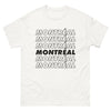 T-shirt Montréal blanc - Souvenir Authentique