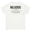 T-shirt Aveyronnais blanc - Miladiou, Boudiou, Macarel