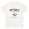 T-shirt Italie blanc - Cette Italienne a toujours raison