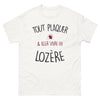 T-shirt Lozère blanc - Tout plaquer et aller vivre en Lozère