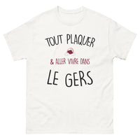 Thumbnail for T-shirt Gers blanc - Tout plaquer et vivre dans le Gers