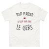T-shirt Gers blanc - Tout plaquer et vivre dans le Gers