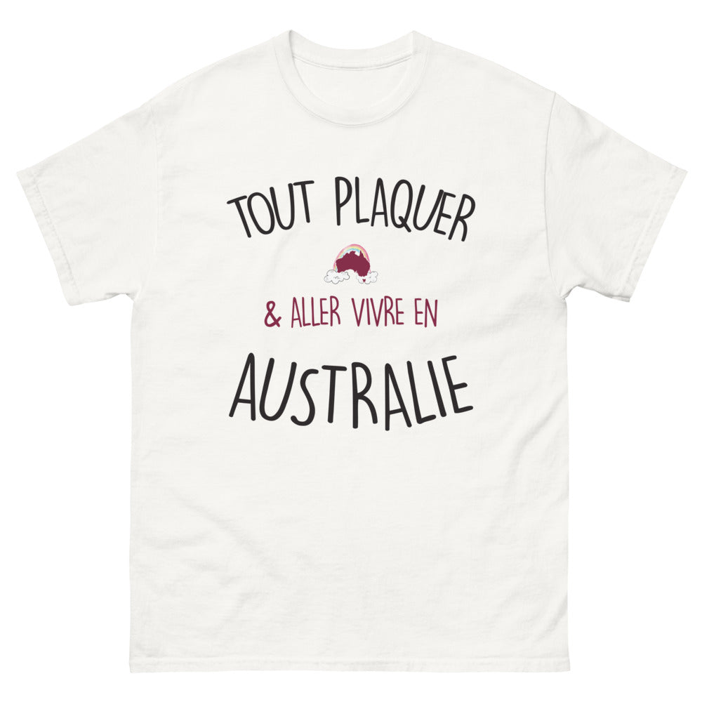 T-shirt Australie blanc - Tout plaquer pour vivre en Australie