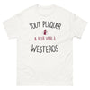 T-shirt Westeros blanc - Tout plaquer pour l'aventure