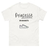 T-shirt France blanc - Princesse en baskets