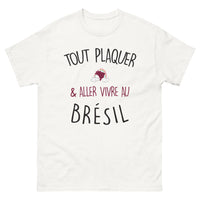 Thumbnail for T-shirt Brésil blanc - Tout Plaquer et Aller Vivre au Brésil