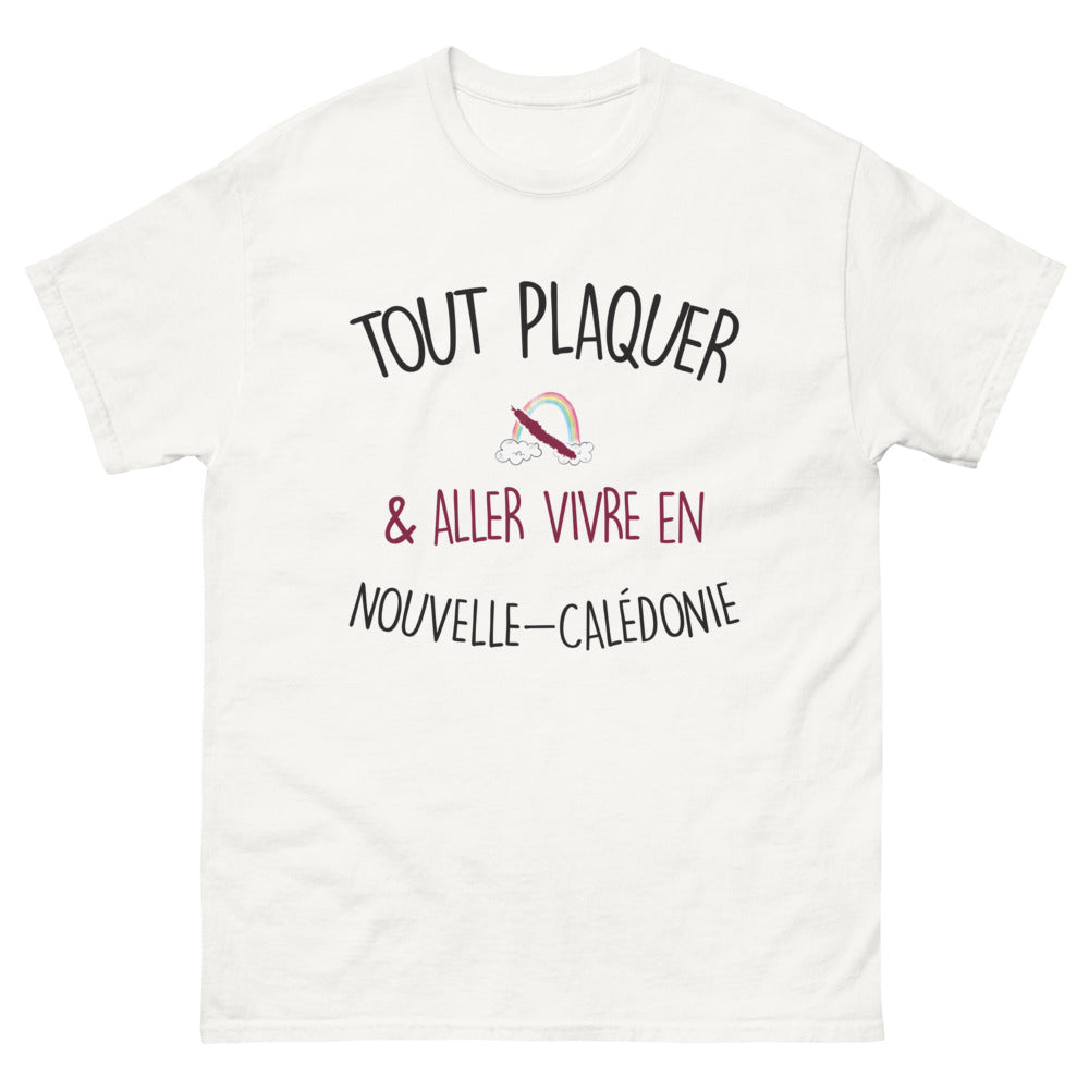 T-shirt Nouvelle-Calédonie blanc - Tout plaquer et partir