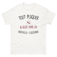 Thumbnail for T-shirt Nouvelle-Calédonie blanc - Tout plaquer et partir