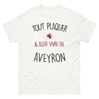 Thumbnail for T-shirt Aveyron blanc - Tout plaquer et vivre en Aveyron