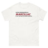 T-shirt Marcillac blanc - Je fais disparaître la Marcillac