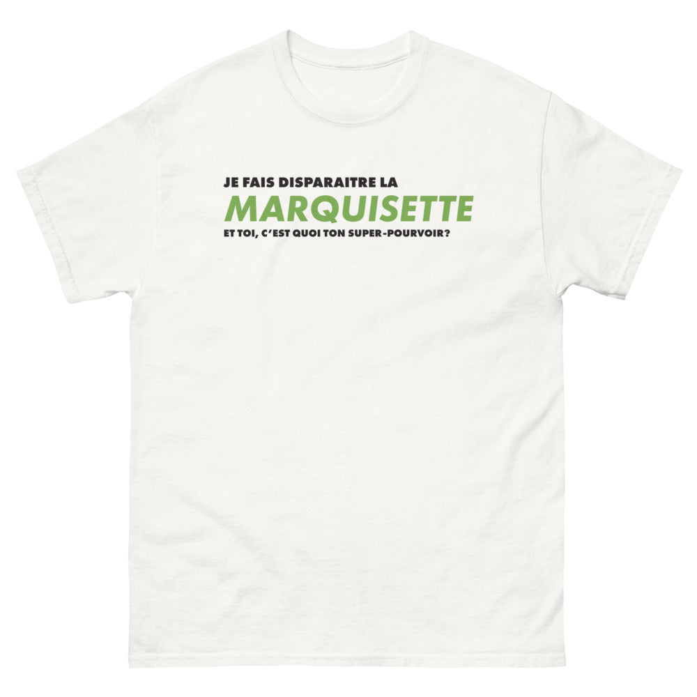 T-shirt Disparition de la Marquisette blanc - Ton super pouvoir unique