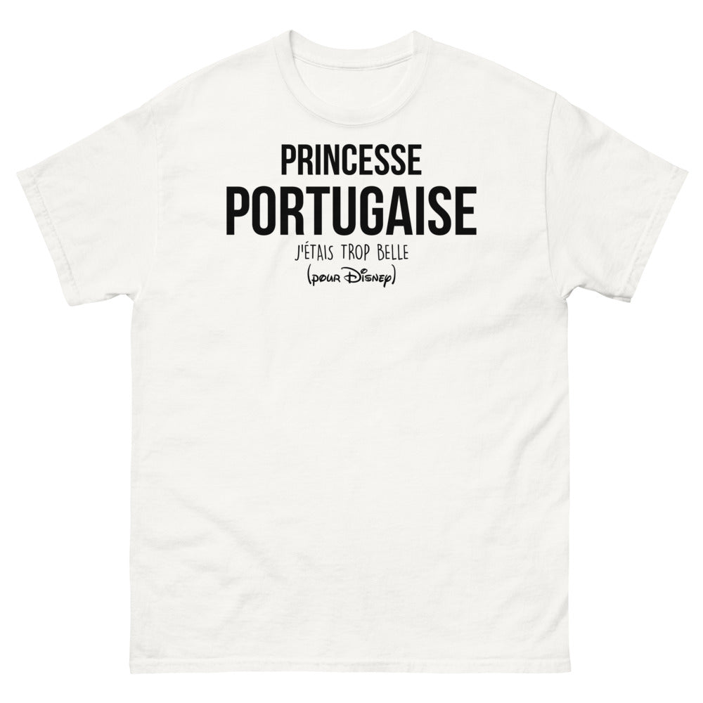 T-shirt Portugal blanc - Trop belle pour Disney