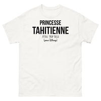 Thumbnail for T-shirt Tahiti blanc - J'étais trop belle pour Disney
