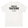 T-shirt Tahiti blanc - J'étais trop belle pour Disney
