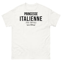 Thumbnail for T-shirt Italie blanc - J'étais trop belle pour Disney