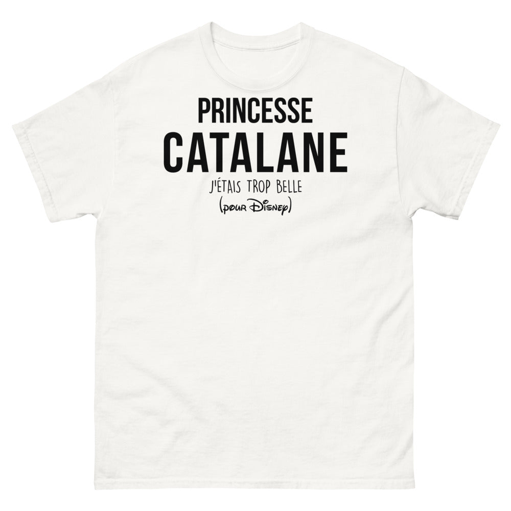 T-shirt Catalogne blanc - Trop belle pour Disney