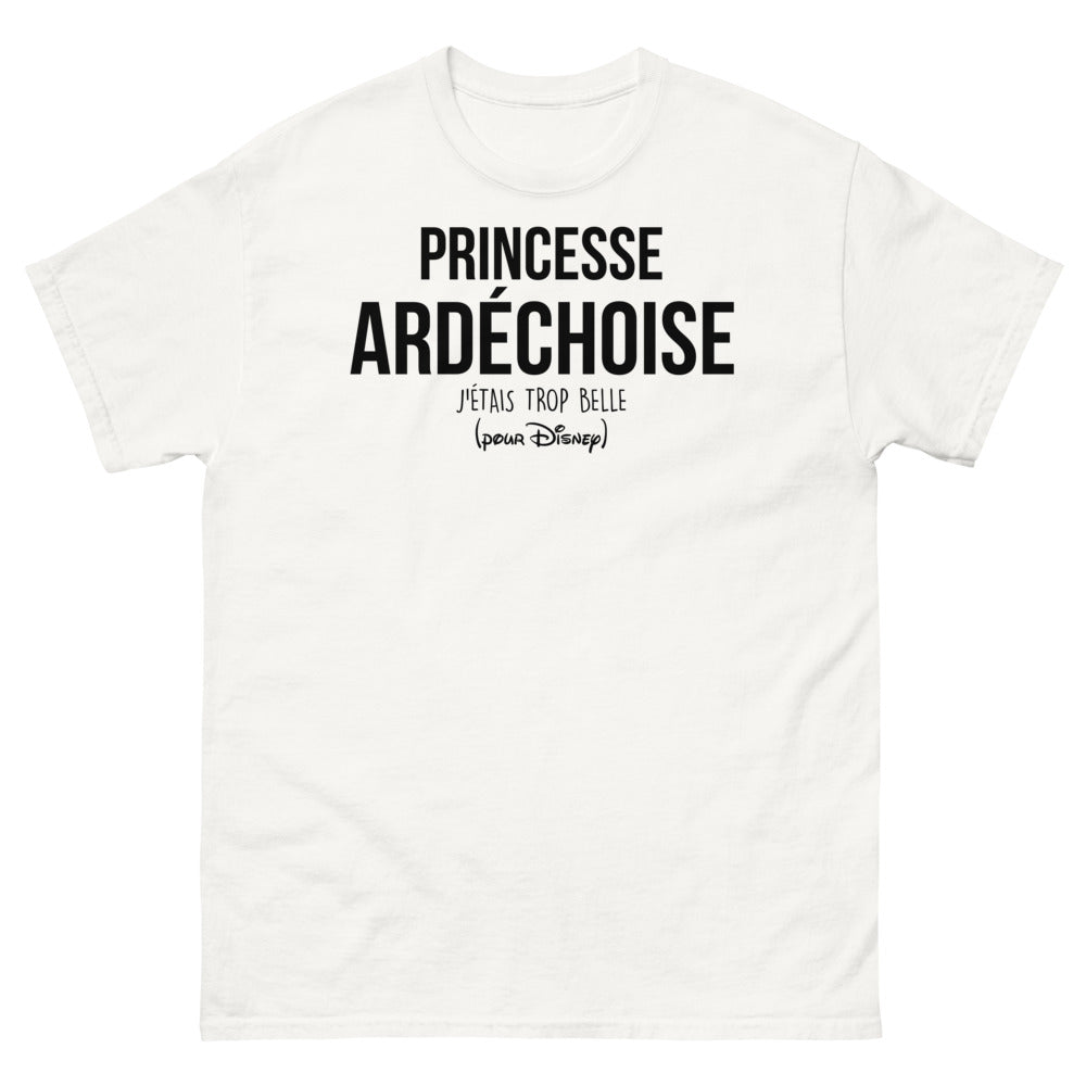 T-shirt Ardéchoise blanc - Trop belle pour Disney