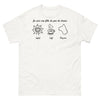 T-shirt humour blanc - Je suis une fille de peu de choses