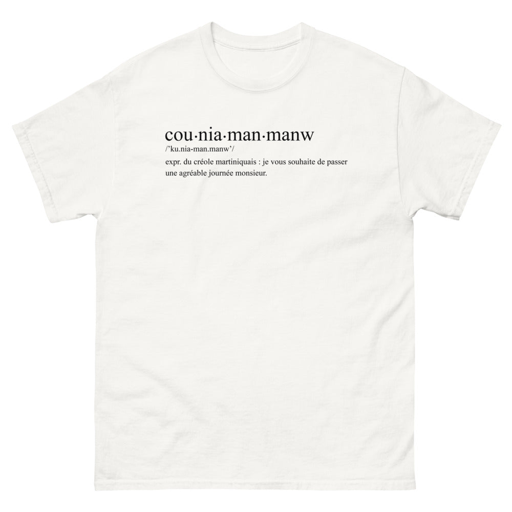T-shirt Martinique blanc - Passez une agréable journée