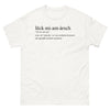 T-shirt Alsace blanc - Leck mi am Arsch