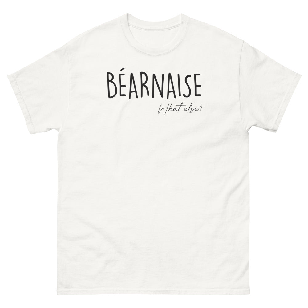 T-shirt Béarnaise blanc - Béarnaise What Else humoristique