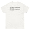 T-shirt Allemagne blanc - Amusez-vous bien avec élégance