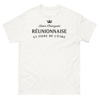 Thumbnail for T-shirt Réunion blanche - Douce et Courageuse