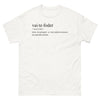 T-shirt Portugal blanc - Vai-te Foder, humour léger
