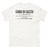 T-Shirt Sardo Bianco - cabu-di-cazzu, una cosa dei sardi