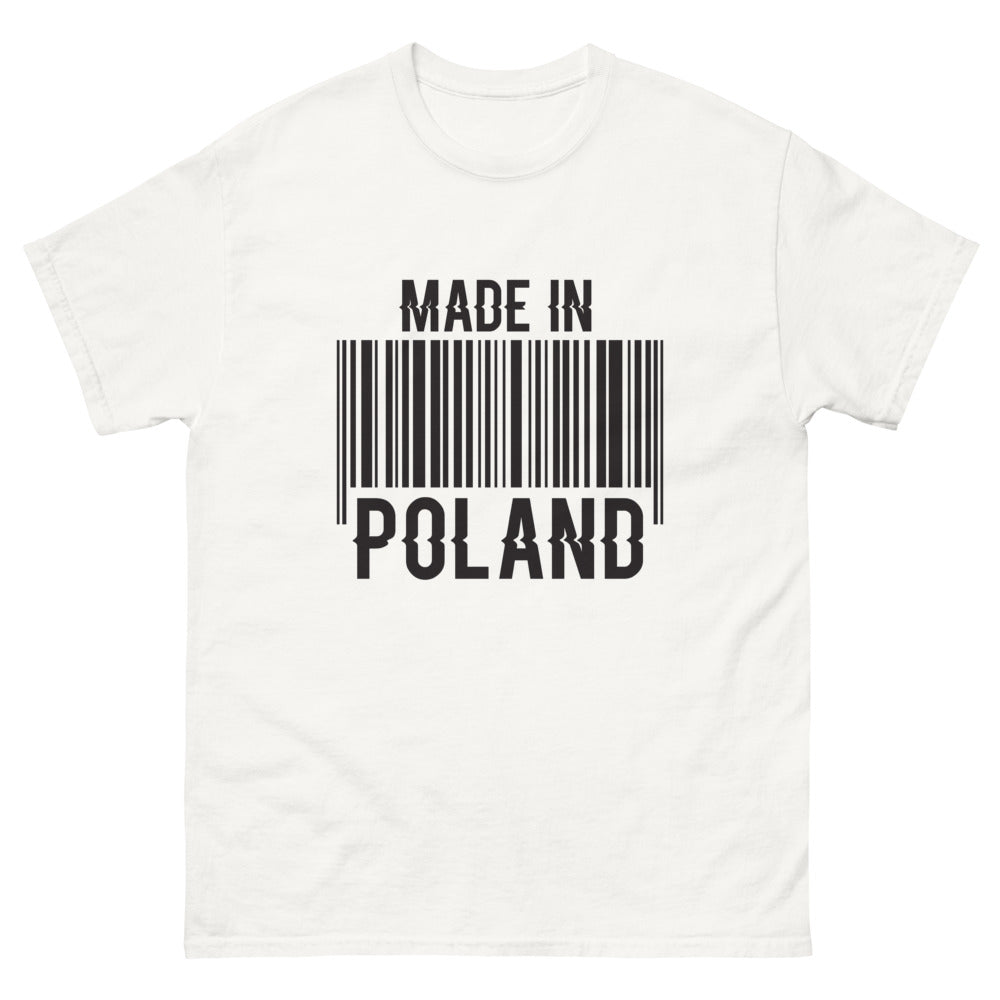 T-shirt Pologne blanc - Fierté et humour sur vos origines