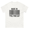 T-shirt Polynésie blanc - Fierté et humour des îles