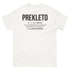T-shirt Slovène blanc - Un clin d'œil aux locaux