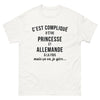 T-shirt Allemagne blanc - C'est compliqué d'être princesse
