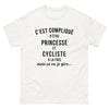 T-shirt Princesse et Cycliste blanc - Ça va, je gère