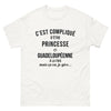 T-shirt Guadeloupe blanc - C'est compliqué d'être princesse