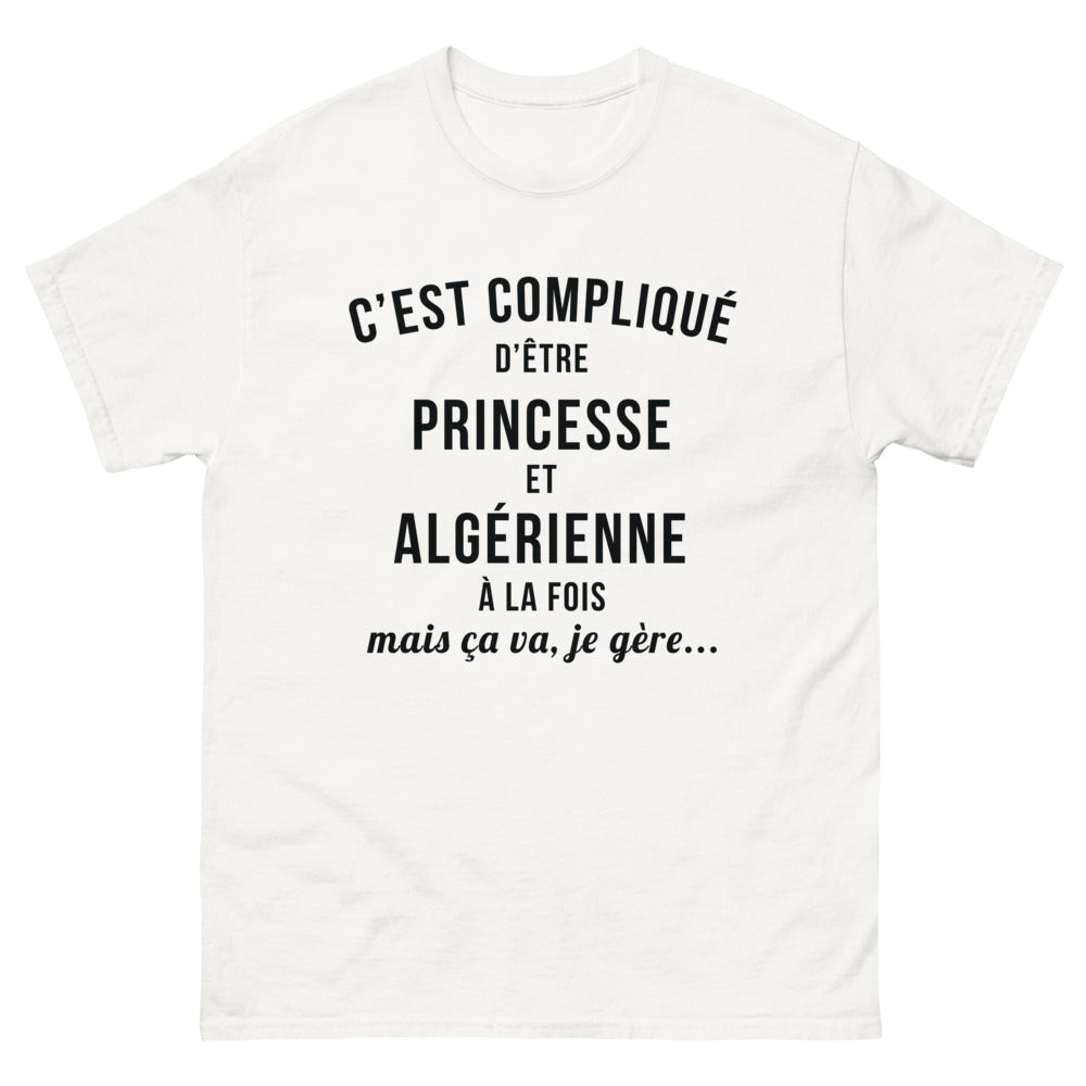 T-shirt Algérie blanc - Mission accomplie avec style !