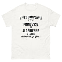 Thumbnail for T-shirt Algérie blanc - Mission accomplie avec style !